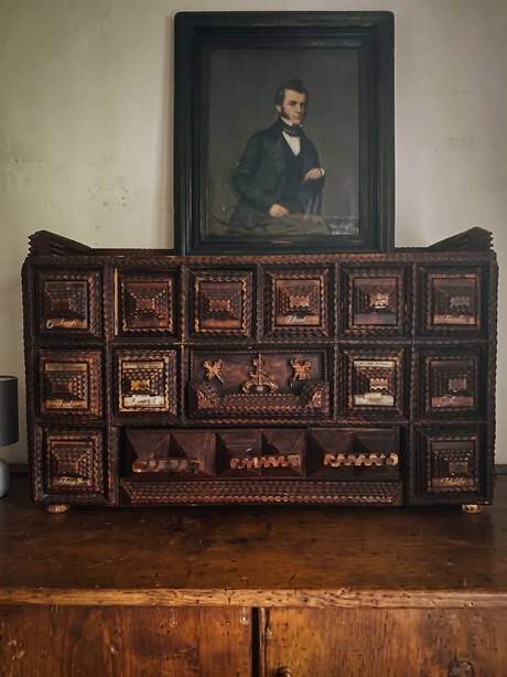 the cabinet